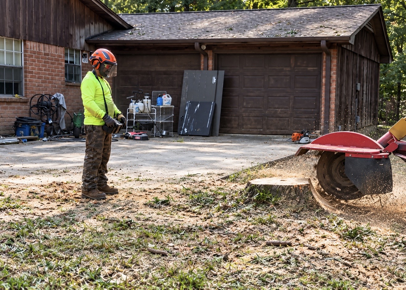 Top Quality Tree Experts crew at work